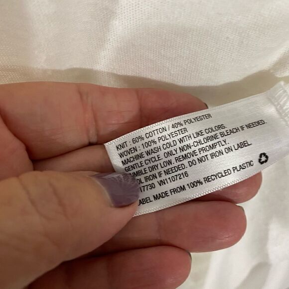 Merona White Cap Sleeve Top - Picture 7 of 7